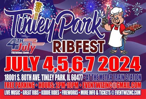tinley park rib ribfest 2023  But in 2019, organizers announced they would be moving the event due to redevelopment planned for Knoch Park