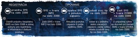 tipovanie cez sms  Ako? Pošlite SMS bez textu na číslo 3333