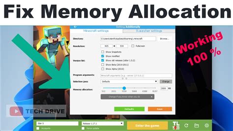 tlauncher swap memory error  Now set the memory allocation like 6GB=3485