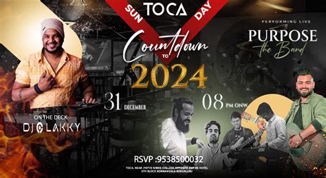 toca koramangala entry fee Ticket to Bollywood NYE 2022 at Koramangalas classiest Club- TOCA! 31st December 4 pm Onwards Were pulling all strings to make this the Bollywood party of the year! Live MusicPerformance & Much Much More! This Event Features : Bollywood Music Additional cover charges applicable on each ticket at the venue Guaranteed to be the