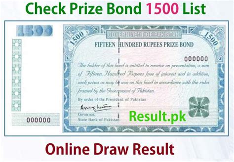 today prize bond result 1500 check online  The next Prize bond draw of Rs1500 is scheduled on 15 May 2023