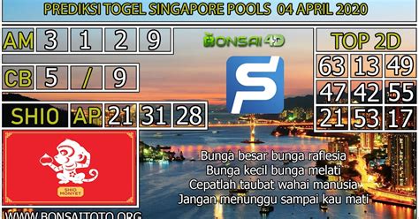 togel singapore pools  Keluaran sgp hari ini tercepat live resmi togel singapore pools merupakan hal yang sangat penting bagi seluruh pemain toto sgp