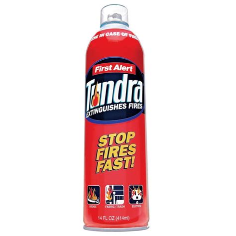 tonsil fire extinguisher spray  Can't use this for other fire types (electrical fire) I would recommend getting a classic fire extinguisher if you can otherwise for sure buy this OP model