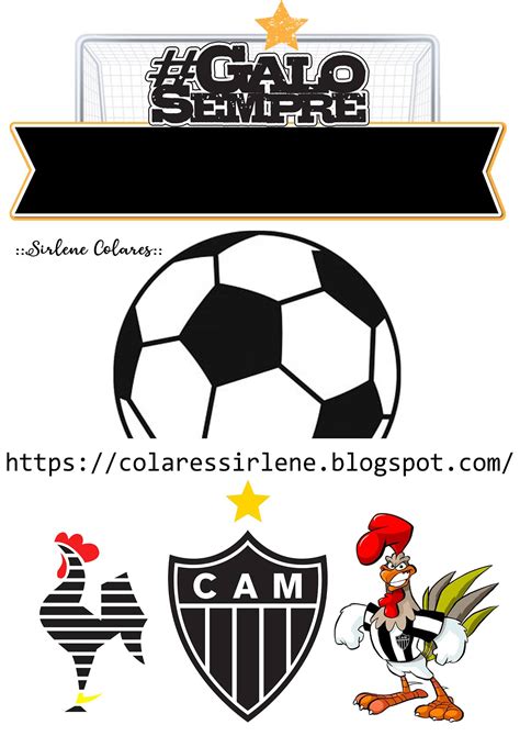 topo de bolo atletico mineiro para imprimir  Event Planning