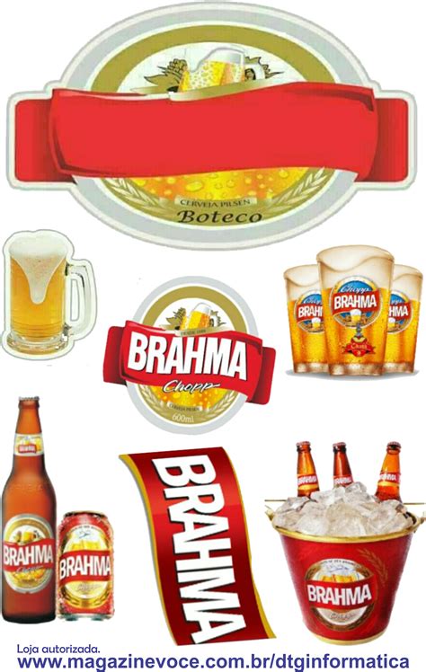 topo de bolo boteco brahma  Avaliação 5 de 5