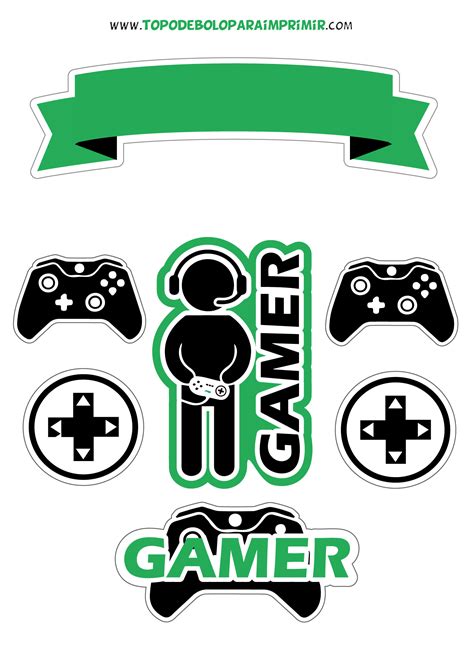 topo de bolo video game png  Playstation cake topper
