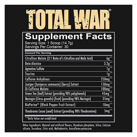 total war pre workout expiration date  Sep 16, 2022 - INCREASE ENDURANCE, boost energy and increase focus with Redcon1's award winning preworkout with the perfectly formulated, quality ingredients