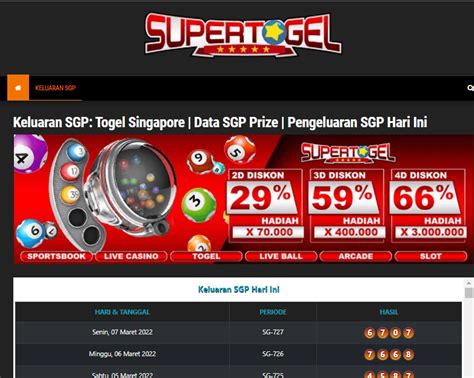 toto 45 sgp Live SGP, atau dikenal juga sebagai Live Draw SGP, adalah hasil pengeluaran yang berasal dari situs Pasaran ini telah lama menjadi favorit di kalangan penggemar togel Indonesia dan banyak dicari informasi mengenai hasil pengeluarannya