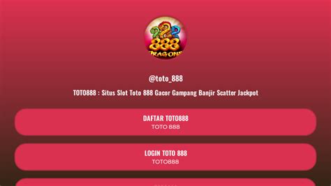 toto888 Raja88 Situs Agen Slot Online Gacor Raja 88 Mudah Dapat Scatter