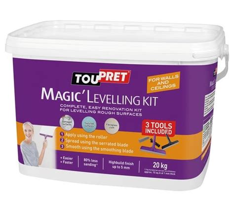 toupret magic levelling kit screwfix  £2