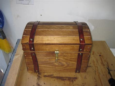 treasure chest storage box  Wooden Box 2