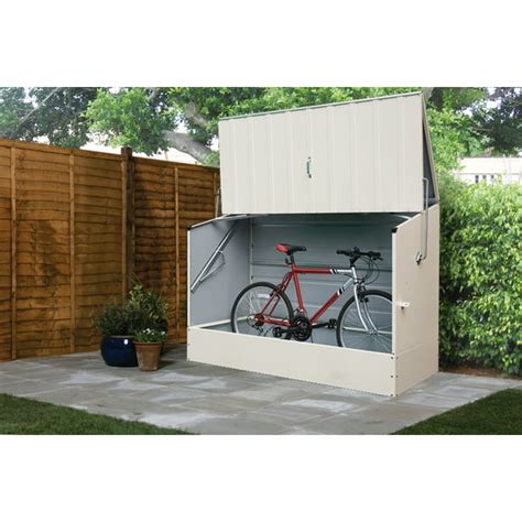 trimetals 6 x 3 feet bicycle storage unit cream  MadLocker™ Divided with 2 Doors (2 Bike Capacity) Starting at: As low as $2,289