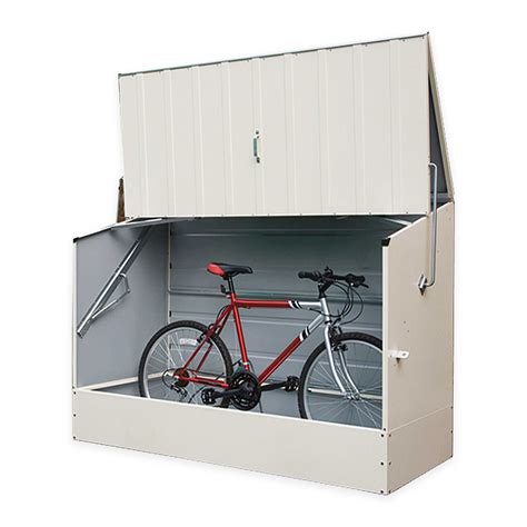 trimetals 6 x 3 feet bicycle storage unit cream 99 Regular Price £999