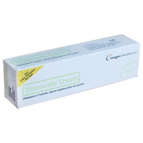 trimovate cream boots  Restricted use for patients with complex skin conditions requiring secondary care referrals who may otherwise require systemic antibiotics; Contains:Clobetasone Butyrate 0