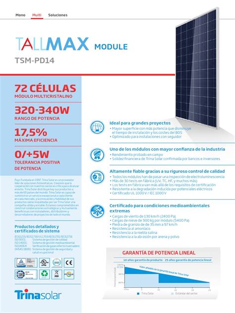 trina 330w datasheet  Based on the 210mm large-size silicon wafer and monocrystalline PERC cell, the innovative Vertex allows high power output up to 670W