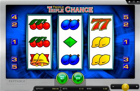 triple chance online kostenlos spielen  Jetzt ohne Anmeldung die Legende unter den Merkur Slotmachinen spielen und gewinnen!Triple Chance ist ein Spielautomat der Spitzenklasse! Jetzt Triple Chance kostenlos testen! Triple Chance Tipps und Tricks Casino Bonus sichern!Sunmaker mit kostenlosem Spielmodus – Triple Chance kostenlos spielen Im Sunmaker Casino kannst du natürlich nicht nur Triple Chance kostenlos spielen 