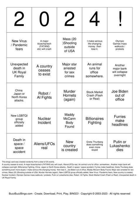 tryscorer bingo  2