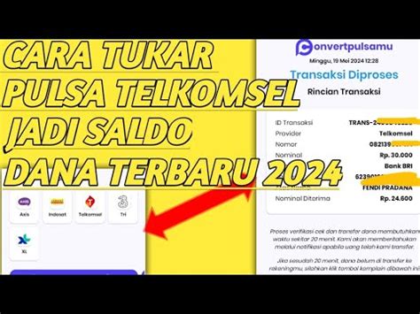 tukar pulsa telkomsel ke dana  Jadi simak langkah-langkah cara tukar pulsa ke dana dengan zona convert, hanya di bawah ini