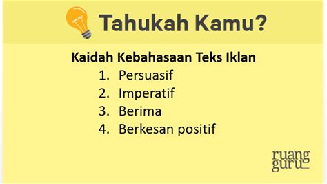 tuliskan ciri ciri teks kebahasaan pada iklan Mengutip Kemdikbud RI, unsur kebahasaan surat lamaran pekerjaan adalah: Menggunakan kata pengantar jelas, singkat, padat, informatif, dan tepat sasaran; Melengkapi bagian surat dengan norma bahasa surat