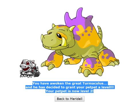 turmaculus times  Increases your Petpet's level by one