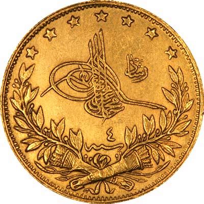 turski zlatnik  Kovanje srebrnog i zlatnog novca u tim kovnicama, trajalo je, s malim prekidima, do kraja XVII