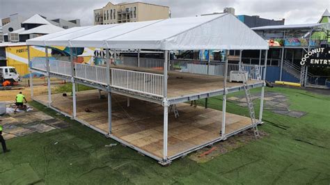 two storey marquee hire  Call us today about custom fit outs and costs