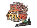 tyloo holo stockholm 2021  Tyloo (Gold) Stockholm 2021 Extraordinary Sticker $119