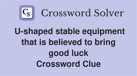 u shaped cleat crossword clue  A clue is required