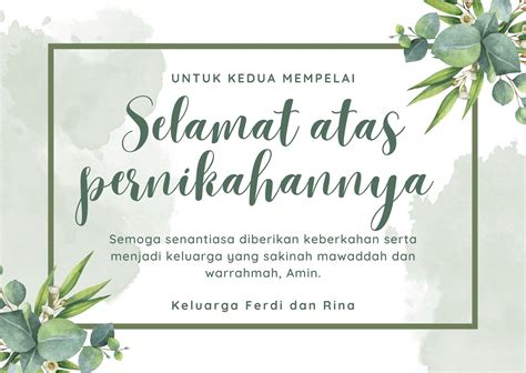 ucapan tanda pengesahan dalam pernikahan tts Akad nikah Insya Allah akan dilaksanakan pada : Hari : Waktu : Tempat : 4