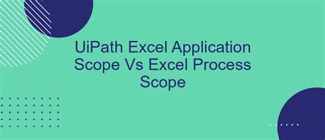 uipath excel application scope 안녕하세요