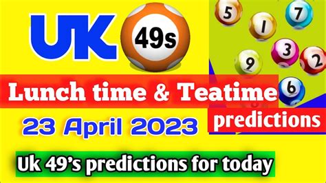 uk 49 predictions for today Try these hot and cold number predictions based on last month’s stats to increase your chances of winning UK49s