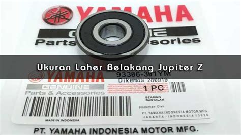 ukuran bearing roda belakang panther Bearing roda belakang panther kapsul koyo 30208 di Tokopedia ∙ Promo Pengguna Baru ∙ Cicilan 0% ∙ Kurir Instan