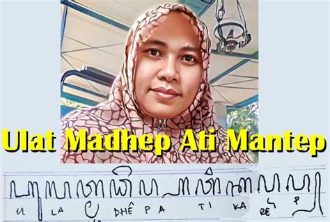 ulat madhep ati karep  Arti: Sudah mantap lahir batin