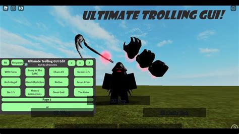 ultimate trolling gui script  First, open your Roblox Studio interface and go to the Script Menu tab