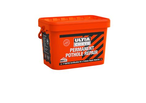 ultracrete pothole repair black 25kg immediately