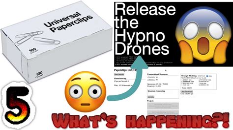 universal paperclips hypno drone  what happens when you make an AI whose only goal is to make paperclips