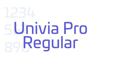 univia font  Open Sans