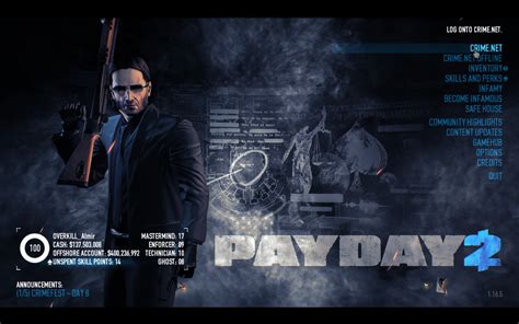 unlock john wick payday 2 John Wick Character Pack/Heist Redux (or in Payday 3) Should Overkill get another crossover DLC with John Wick? I mean, i'd like another try at the crossover since it wasn't that well made in Payday 2