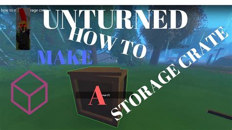 unturned storage crate It produces a beeping sound when placed which can attract nearby zombies or players