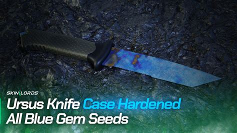 ursus knife case hardened blue gem  €258