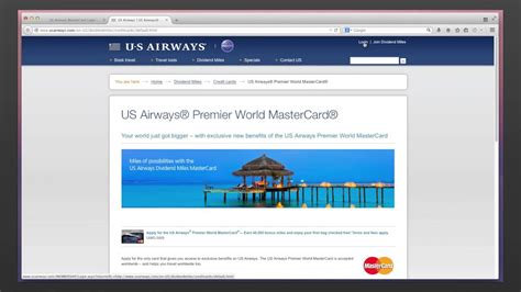 usairwaysmastercard login  Receive two complimentary Lufthansa Business