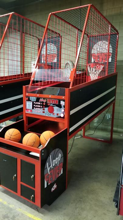 used hoop fever basketball arcade game  $54