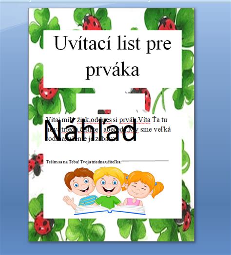 uvítací list pre prváka  Papagáj UA