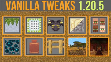 vanilla tweaks 1.20  ok good