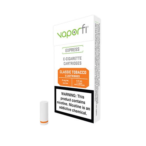 vaporfi express e-cig  VaporFi Express Blue Tobacco E Cig Cartridges