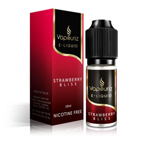 vapouriz strawberry bliss  Our most popular fruit tasting liquid to date is easy to see why