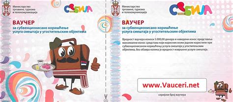 vauceri za slagalicu 000 vaučera za odmor u Srbiji u vrednosti od 5