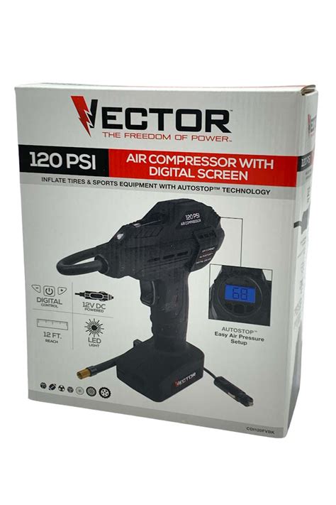 vector ss120lv Vector j7cv instruction manual and user guide 800 peak amp jump starter with 120 psi compressor