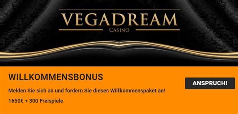 vegadream review  4x 100% up to €300