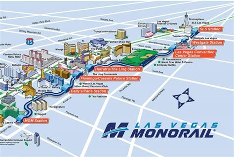 vegas strip map monorail  Monday : 7 am – 12 midnight